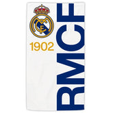 Real Madrid handdoek RMCF wit 90 x 170 cm